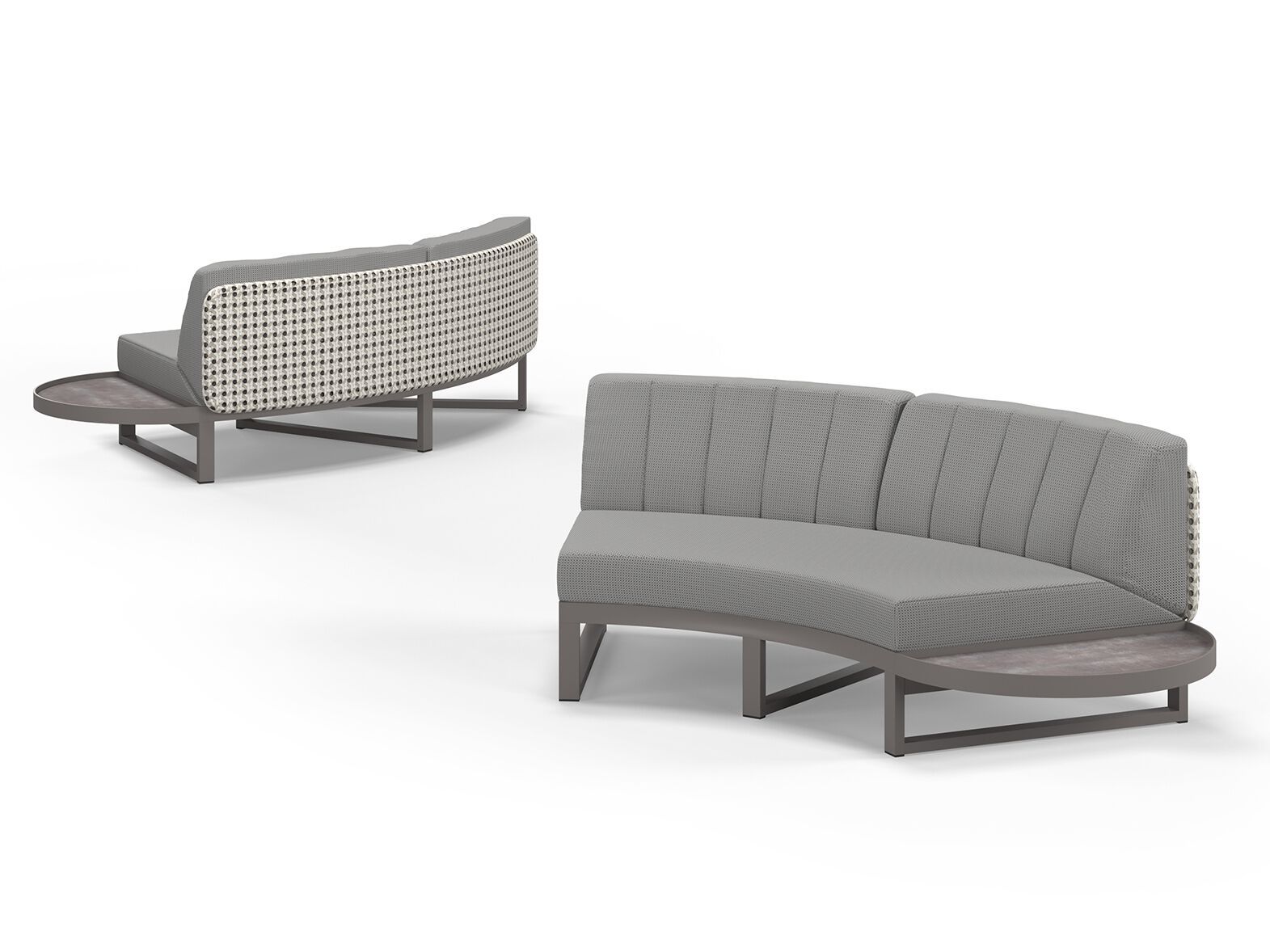 Модульный изогнутый садовый диван из ткани MAMAGREEN Munia ARCH-00125657 - Вид №9