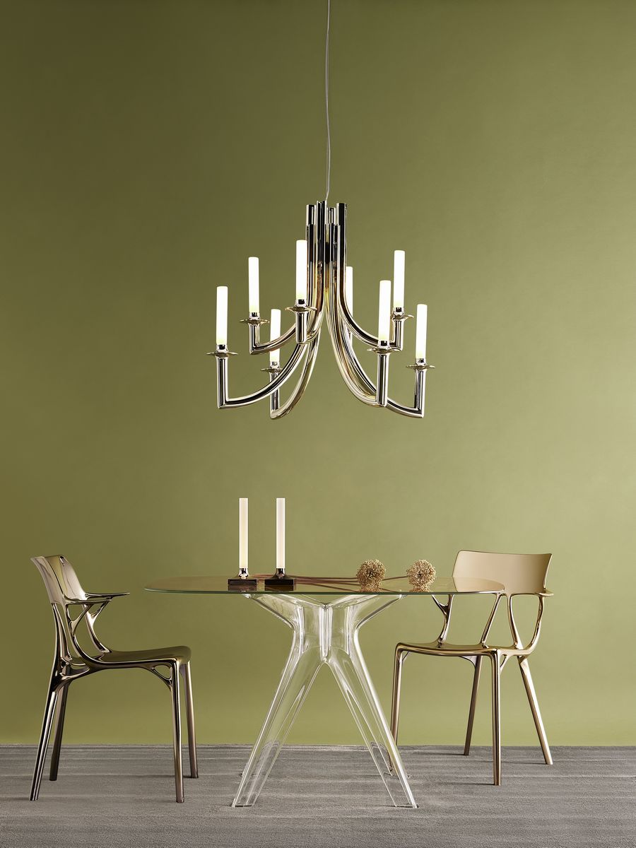 PMMA и ABS батарея приведенная в действие светодиодная настольная лампа Kartell GOODNIGHT ARCH-00074070 - Вид №4