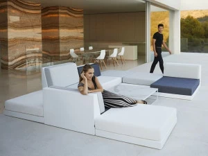VONDOM Садовый диван из модульной ткани Pixel