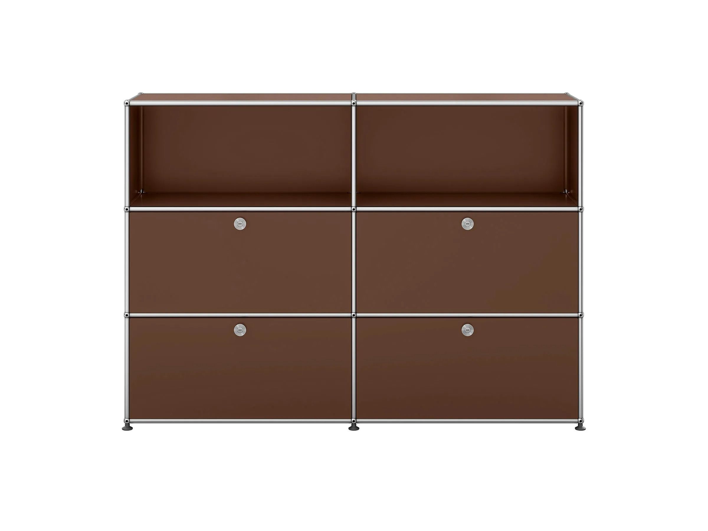 Секционный шкаф из стали с откидными дверцами USM USM SELECTION ARCH-00096321 - Вид №3