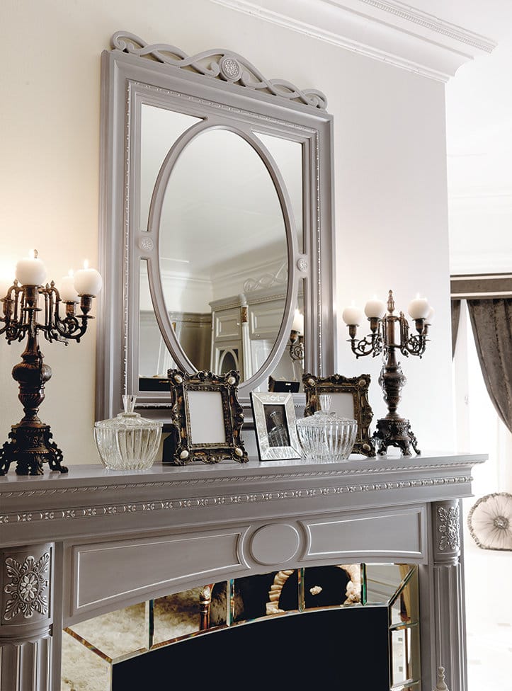 Прямоугольное деревянное зеркало с рамой стены Martini Interiors знакомства ARCH-00112729 - Вид №1