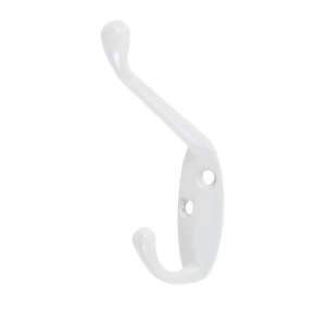 Крючок лёгкий для пальто и шапки, металл, цвет белый 10902876 STLM-2079605