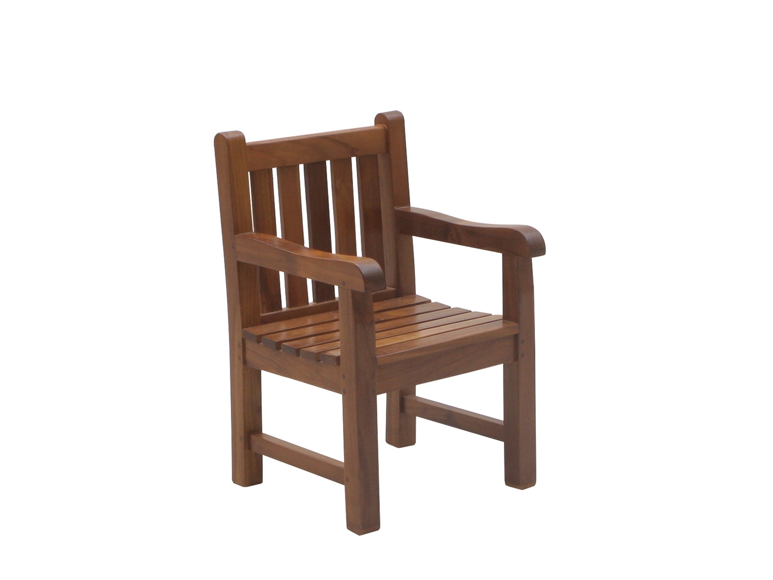 Стул для сада из тикового дерева с подлокотниками Il Giardino di Legno ARCH-00044239