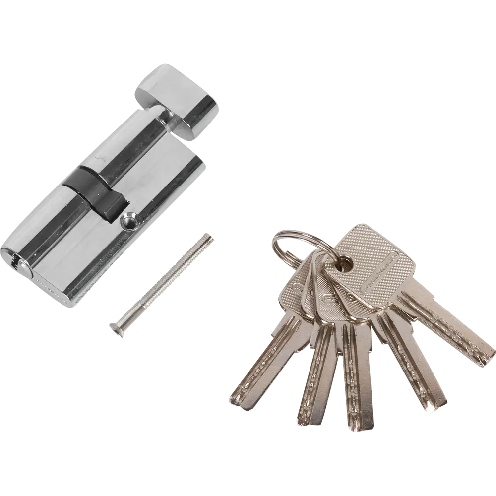 Цилиндр перфорированный Al 70 С T01 CP ключ-вертушка, хром PALLADIUM STLM-2091248 - Вид №1