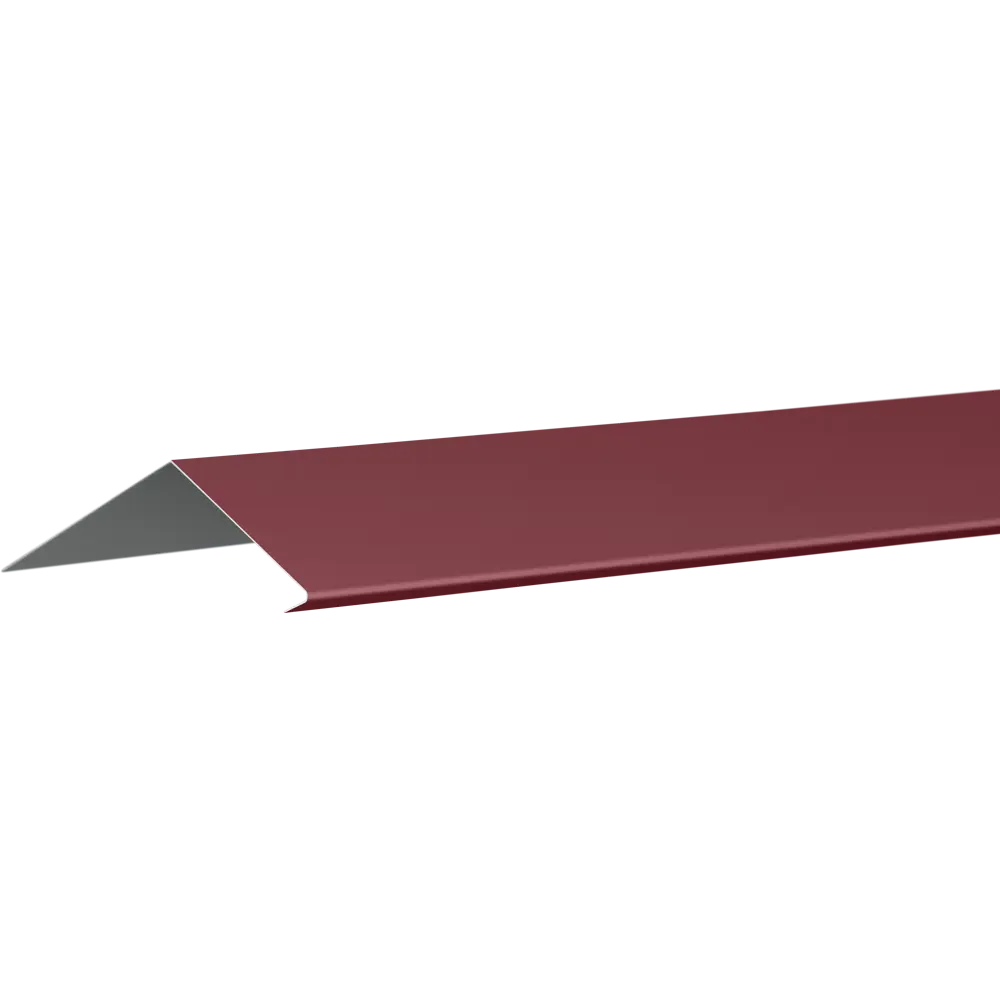 Планка карнизная 100x60 мм 2 м 0.4 мм RAL 3005 красный Santreyd STLM-2043716