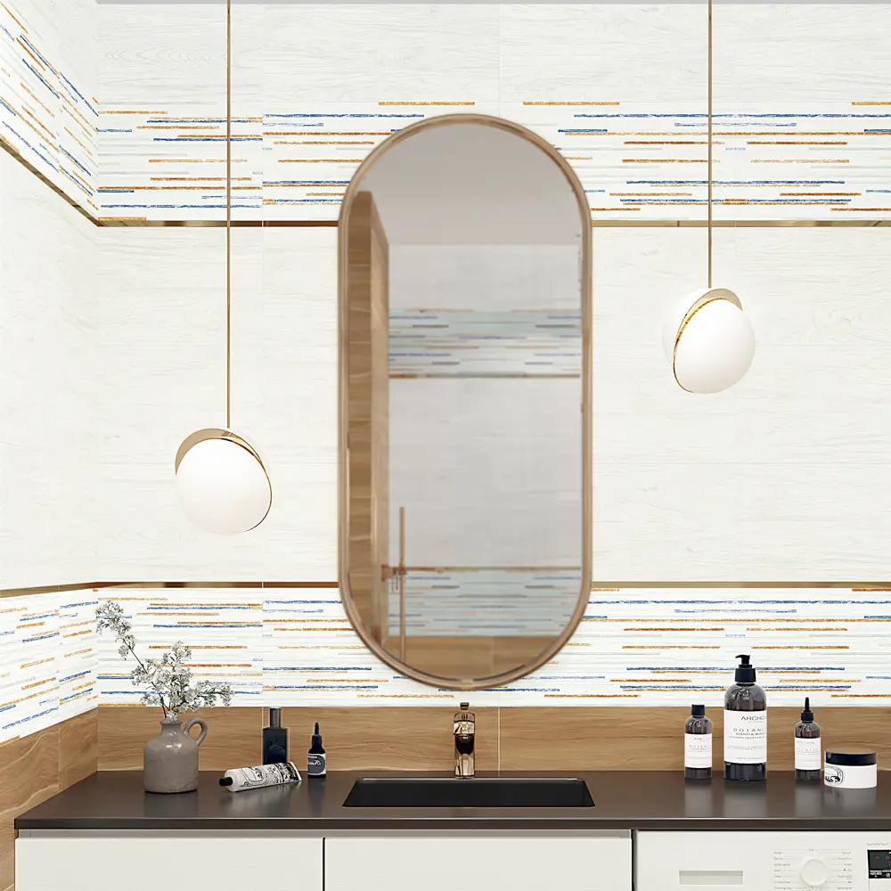 Настенная плитка Portland Light 24.9x50 см 1.49 м2 цвет белый Santreyd STLM-2194400