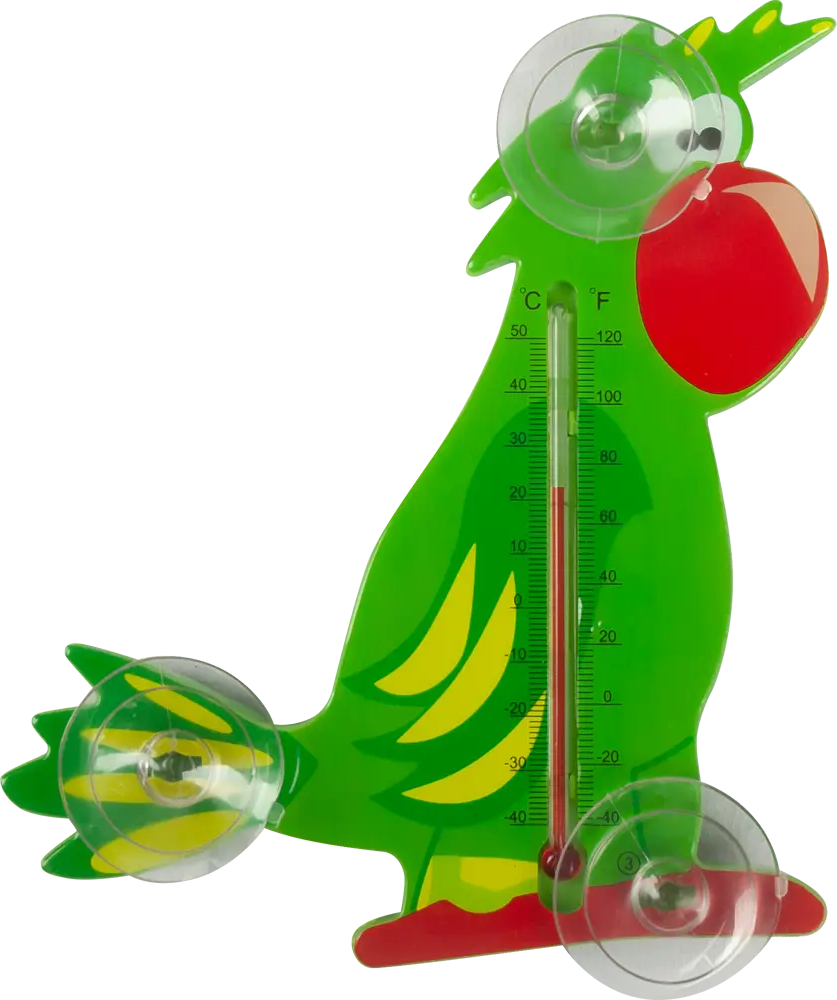 Уличный термометр Santreyd Попугай с присосками для окон 83408408