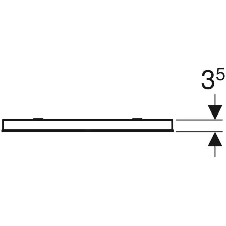 Y862340000 Зеркало с подсветкой Geberit Renova Compact Geberit  - Вид №2