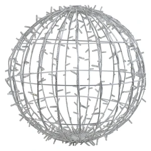 Светящаяся электрическая фигура Шар 50 см 200 LED пластик теплый белый свет 86303140 STLM-2077240