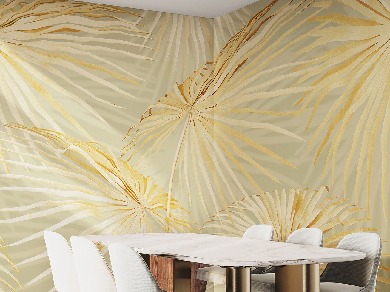 Тропические обои ПВХ бесплатно, экологически чистые, моющиеся WallPepper NATURE RAYS ARCH-00065689
