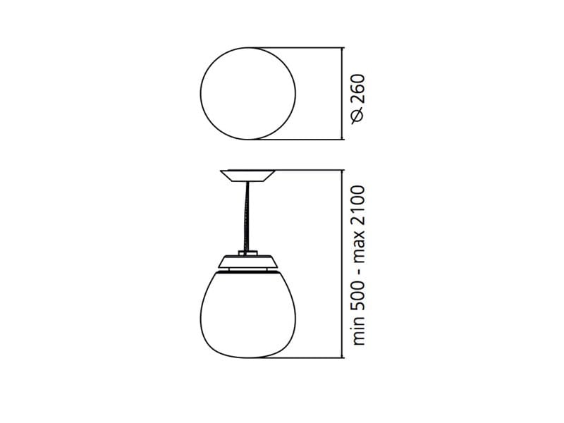 Выдувное стекло светодиодный подвесной светильник Artemide Empathia ARCH-00005988 - Вид №3