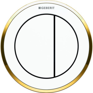 116.057.KK.1 Пневмоклавиша смыва Geberit дистанционная тип 10, двойной смыв, установка в мебель Geberit