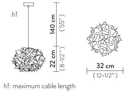 Slamp Светодиодный подвесной светильник из opalflex® Veli sun-id-1408317 - Вид №3