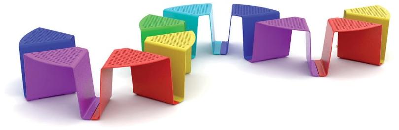 mmcité1 Скамья / решетка для деревьев из оцинкованной стали Sinus sun-id-1449113 - Вид №9