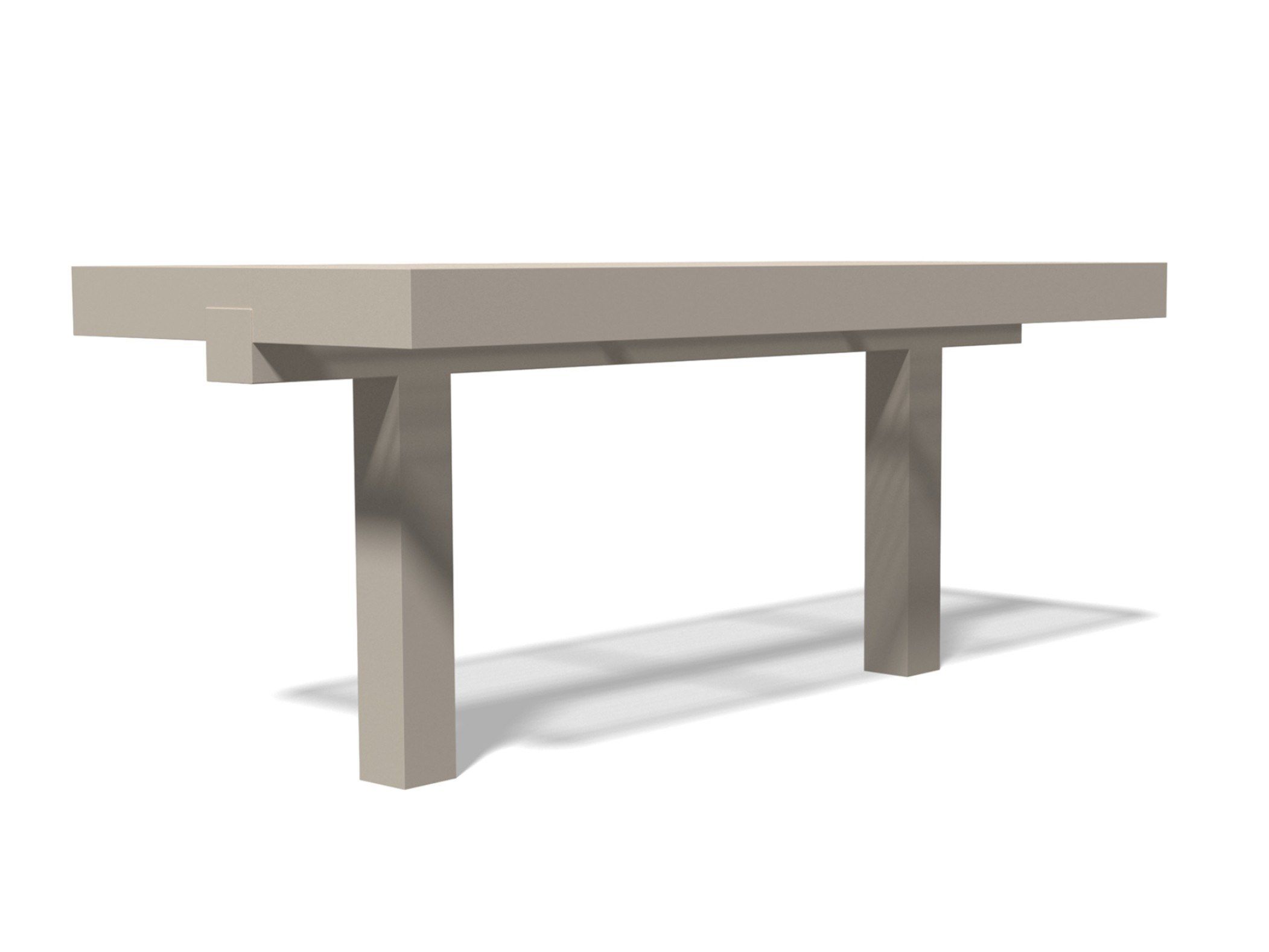 Прямоугольный стол из нержавеющей стали BENKERT BANKE Sicorum ARCH-00047739 - Вид №1