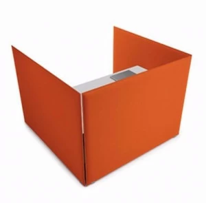 Caimi Brevetti Перегородка стола из звукопоглощающей ткани Snowsound technology