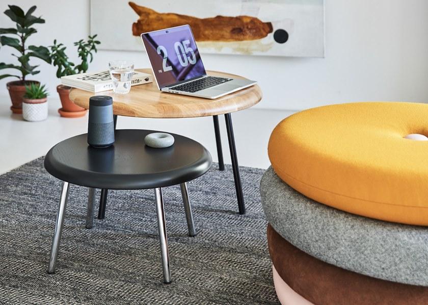 Richard Lampert Круглый журнальный столик из стали и дерева Tom sun-id-1482373 - Вид №5