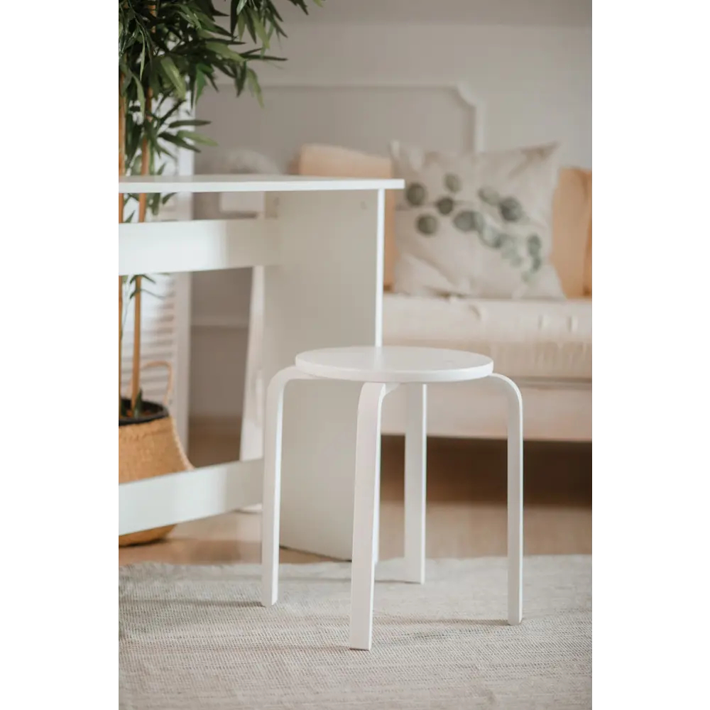 Табурет 45x43.5x40 см дерево цвет белый Santreyd Табурет Фиеста STLM-2091971 - Вид №9