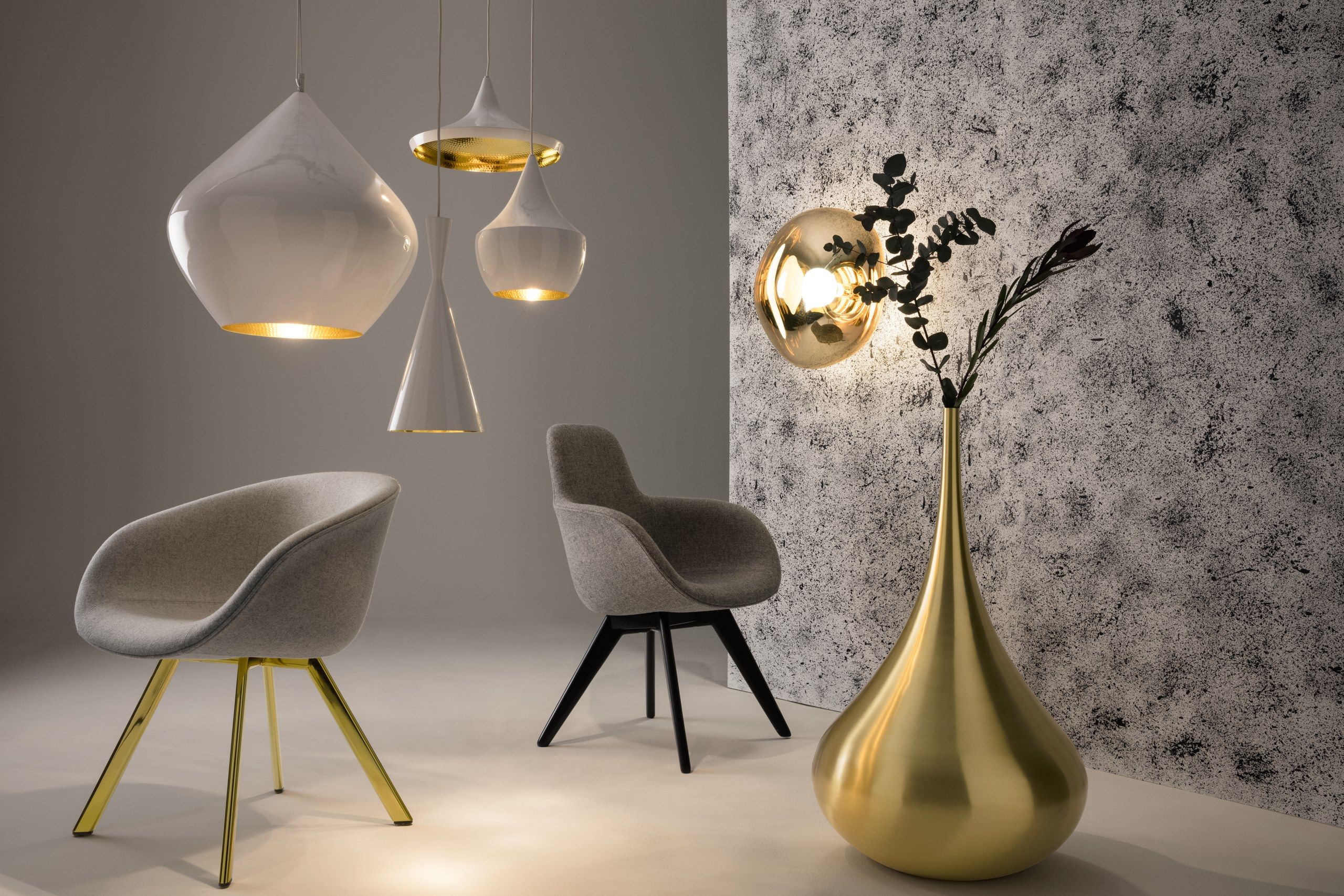 Латунный светодиодный подвесной светильник Tom Dixon Beat ARCH-00056827 - Вид №15