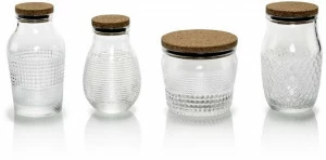 IVV Набор из 4 бочек из дутого стекла Barattolando 8450.1