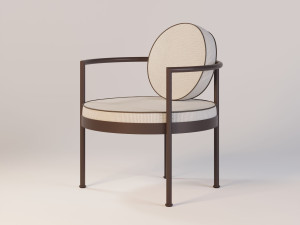 Ткань сад стул с подлокотниками