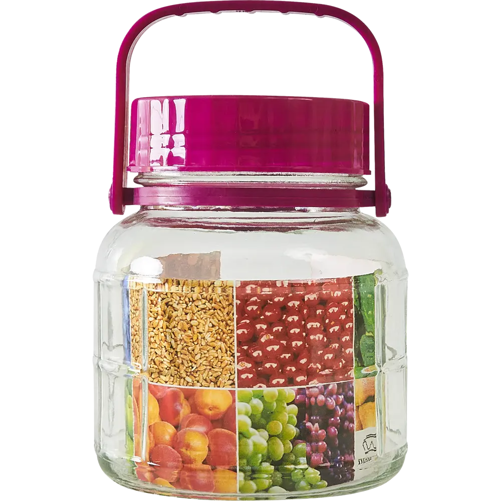 Банка с ручкой стекло 1 л Santreyd STLM-2099194