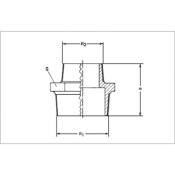 132453814 SANHA 3245 PURAFIT ниппель редукционный НР-НР 3/8x1/4 мм  - Вид №1