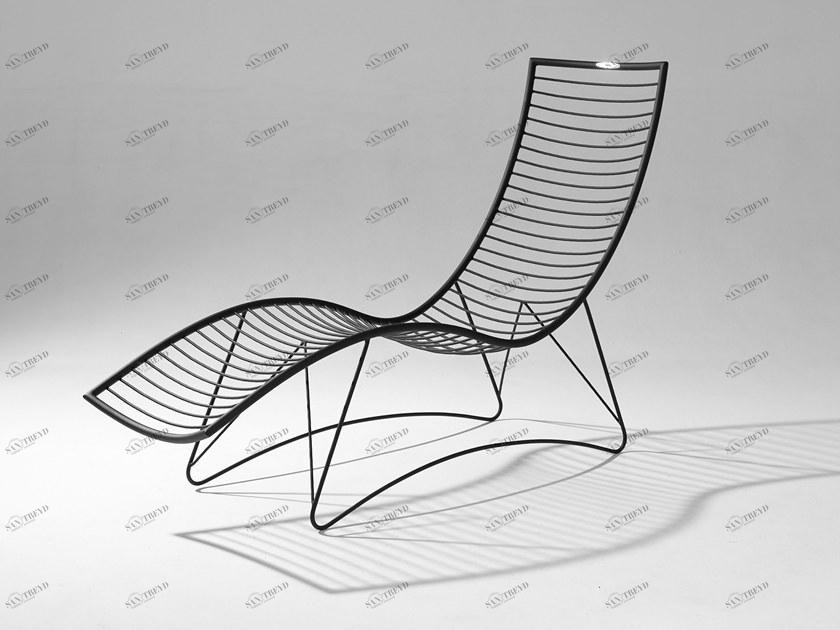 Studio Stirling Шезлонг из стали с порошковым покрытием Curve sun-id-1475002