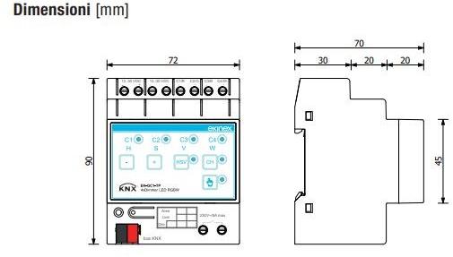 EKINEX Диммер RGBW модульный sun-id-1431522 - Вид №1