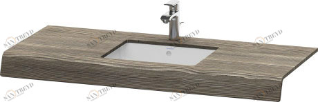 DS828C05151 Консоль DuraStyle #DS828C 550 мм Сосна коричневая, декор Duravit