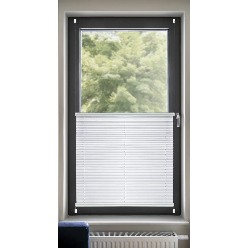 Штора плиссе 73x170 см жаккард белая Santreyd STLM-2072159 - Вид №5