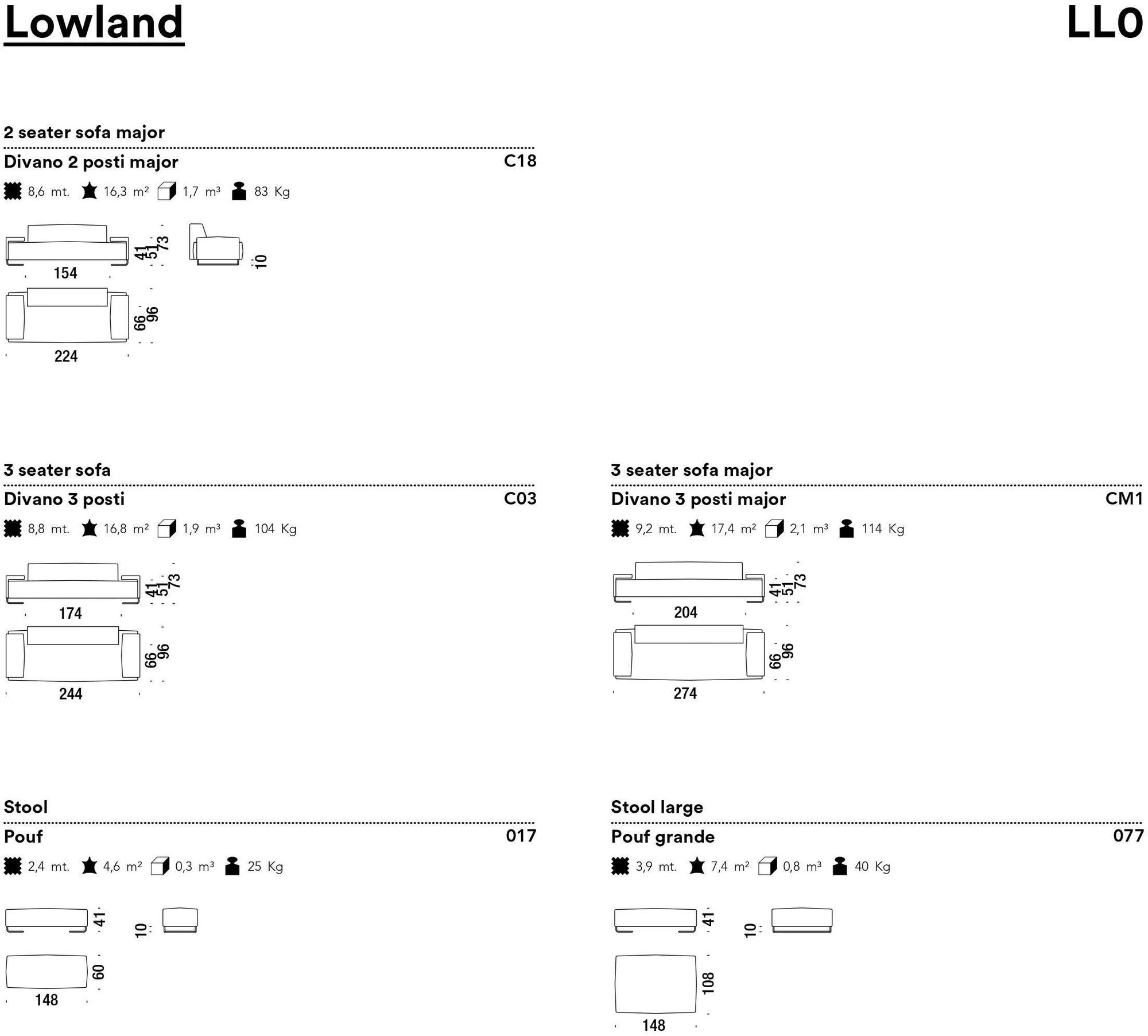 Moroso Секционный диван со съемным чехлом из ткани Lowland sun-id-1425595 - Вид №1