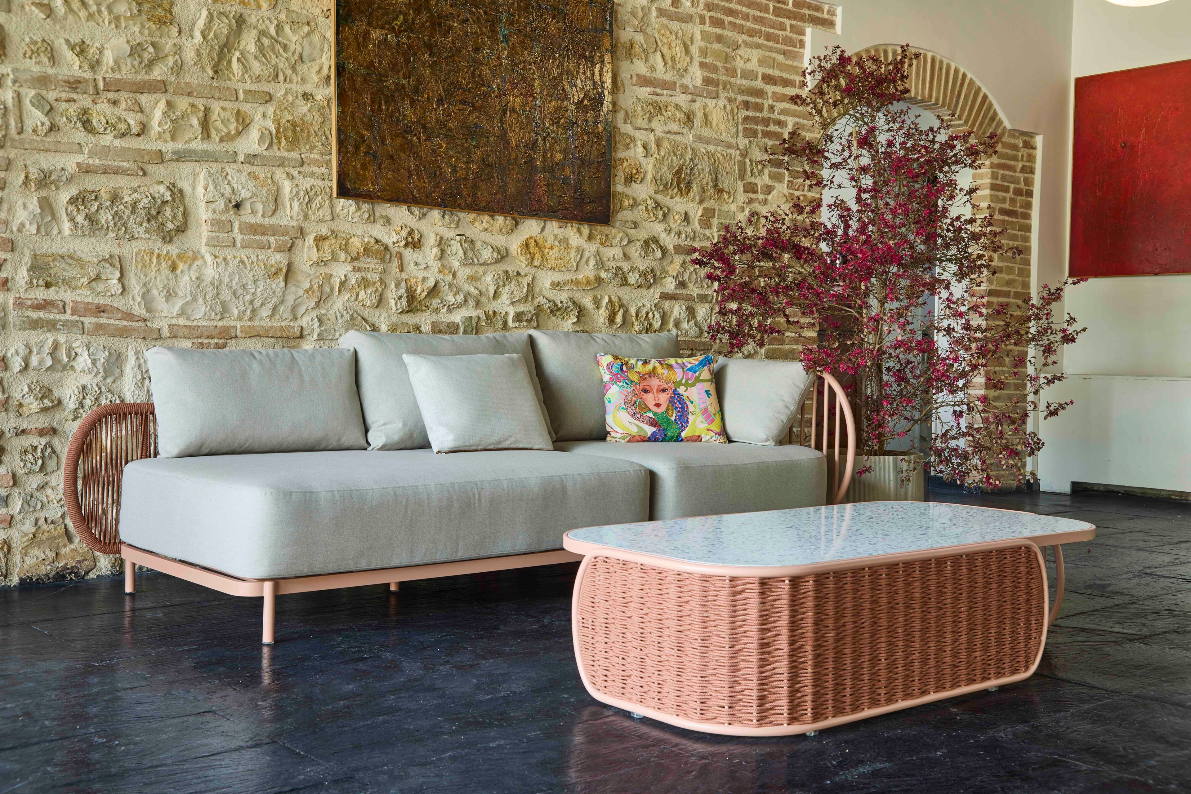 Садовое кресло из Sunbrella® и алюминия YAAZ Ova ARCH-00044894 - Вид №3