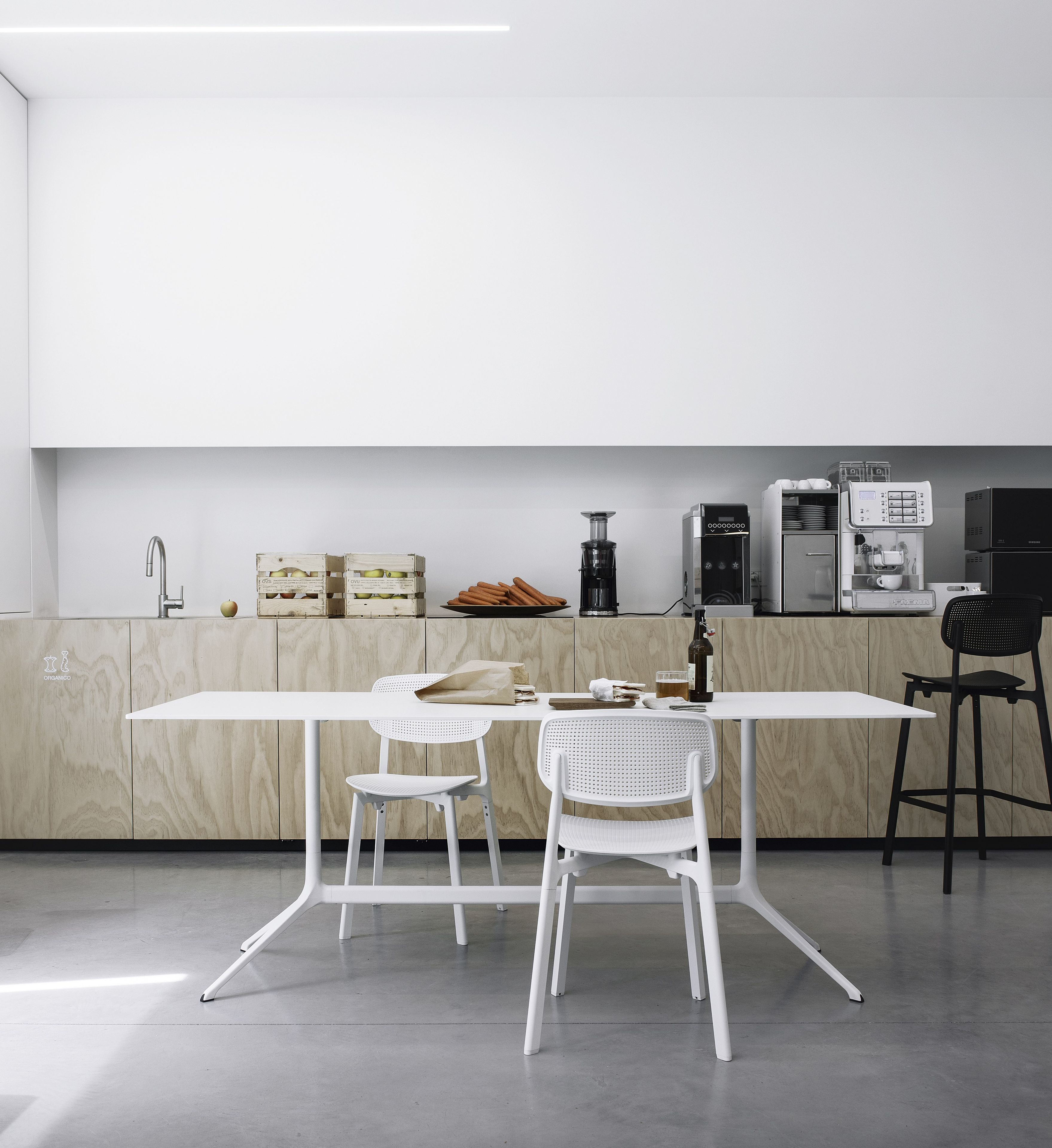 Прямоугольный стол с откидным верхом из литого алюминия Kristalia ARCH-00096698 - Вид №17