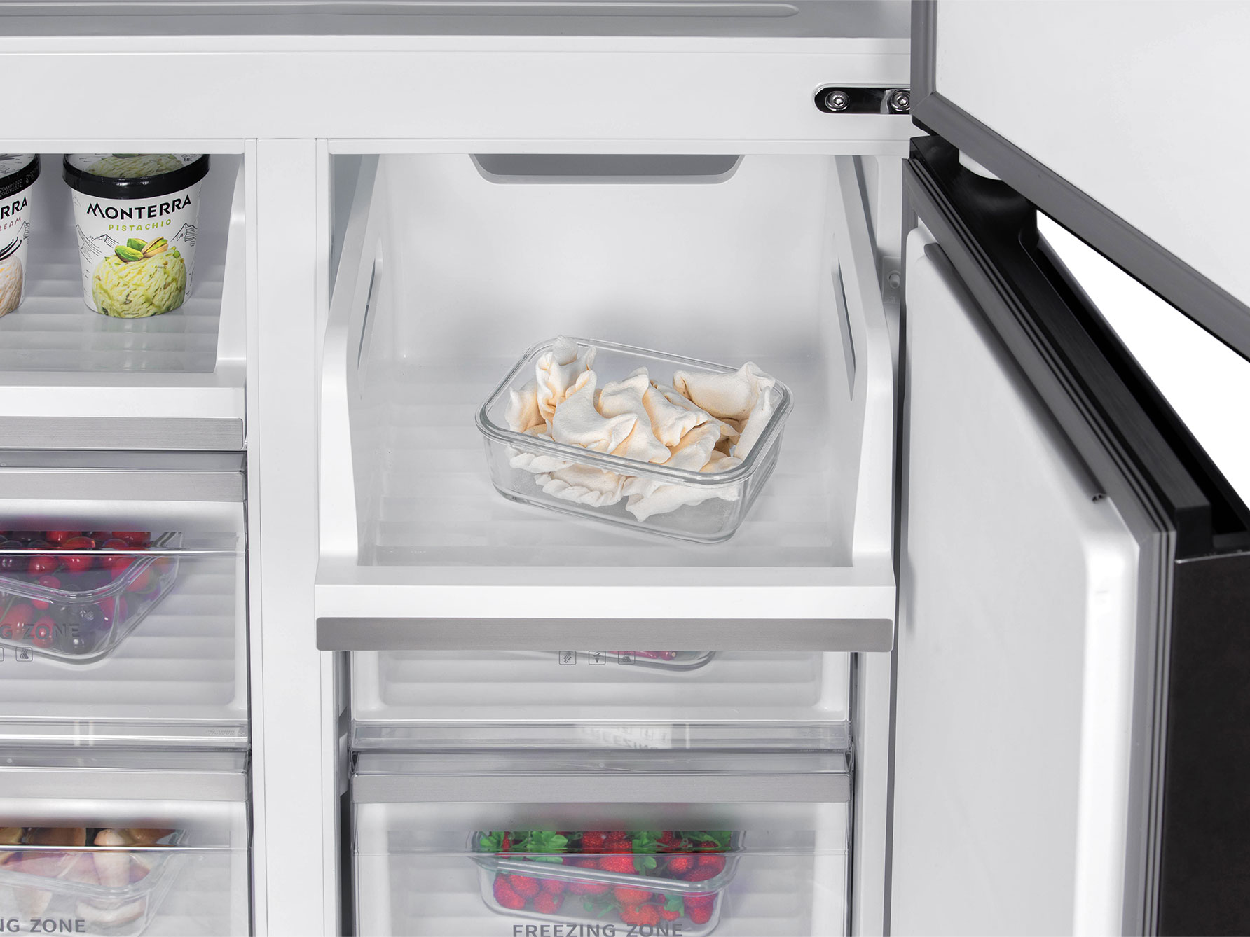 9168751 Холодильник многодверный   HIBERG RFQ-600DX NFGY inverter бежевый STDN-0146906 - Вид №10