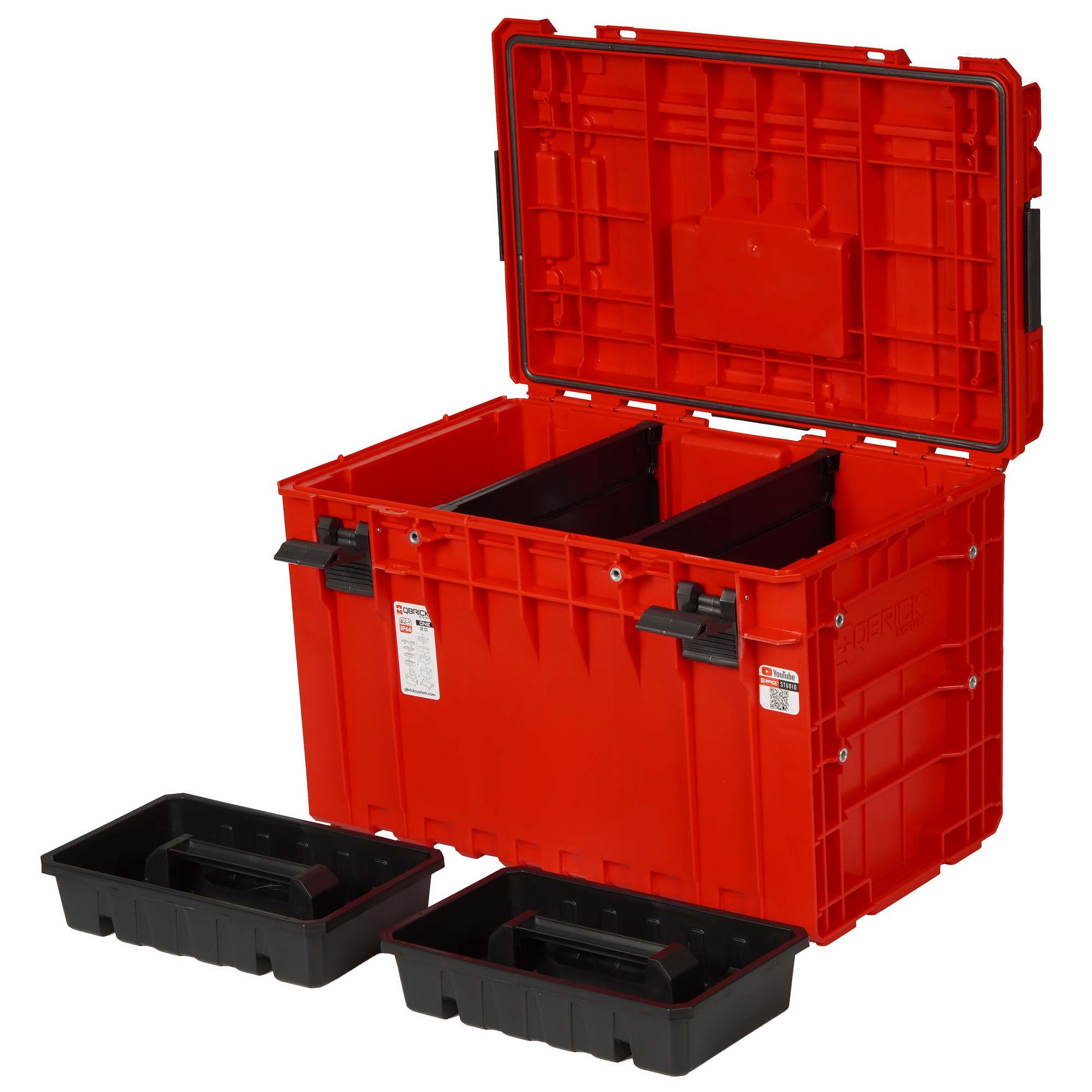 Ящик для инструмента и принадлежностей Qbrick System ONE 450 2.0 Vario RED Ultra 9010733 STDN-0099355 - Вид №2