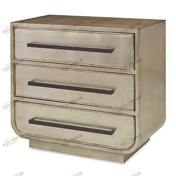 Тумбочки 09218-230-034 Bowed Nightstand - French Gold Ambella 