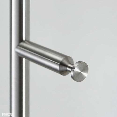 GSTH10-B-BPO Вешалка для полотенец и вешалка для верхней одежды с 10 крючками, основание: оранжевое PHOS  - Вид №2