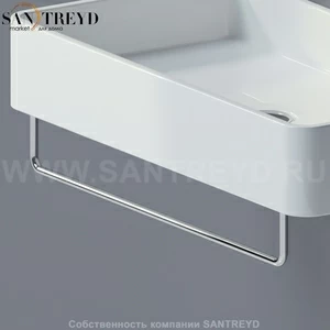 Flaminia MINIWASH Держатель для полотенца для раковины 75 см хромированный PMW75