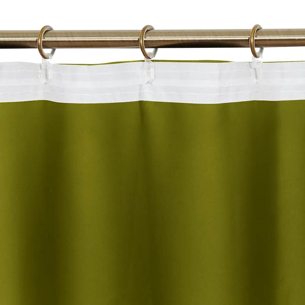 Штора на ленте блэкаут Ален 140x270 см цвет зеленый ТОРГОВЫЙ ДОМ ТЕКСТИЛЬ STLM-2173952 - Вид №4