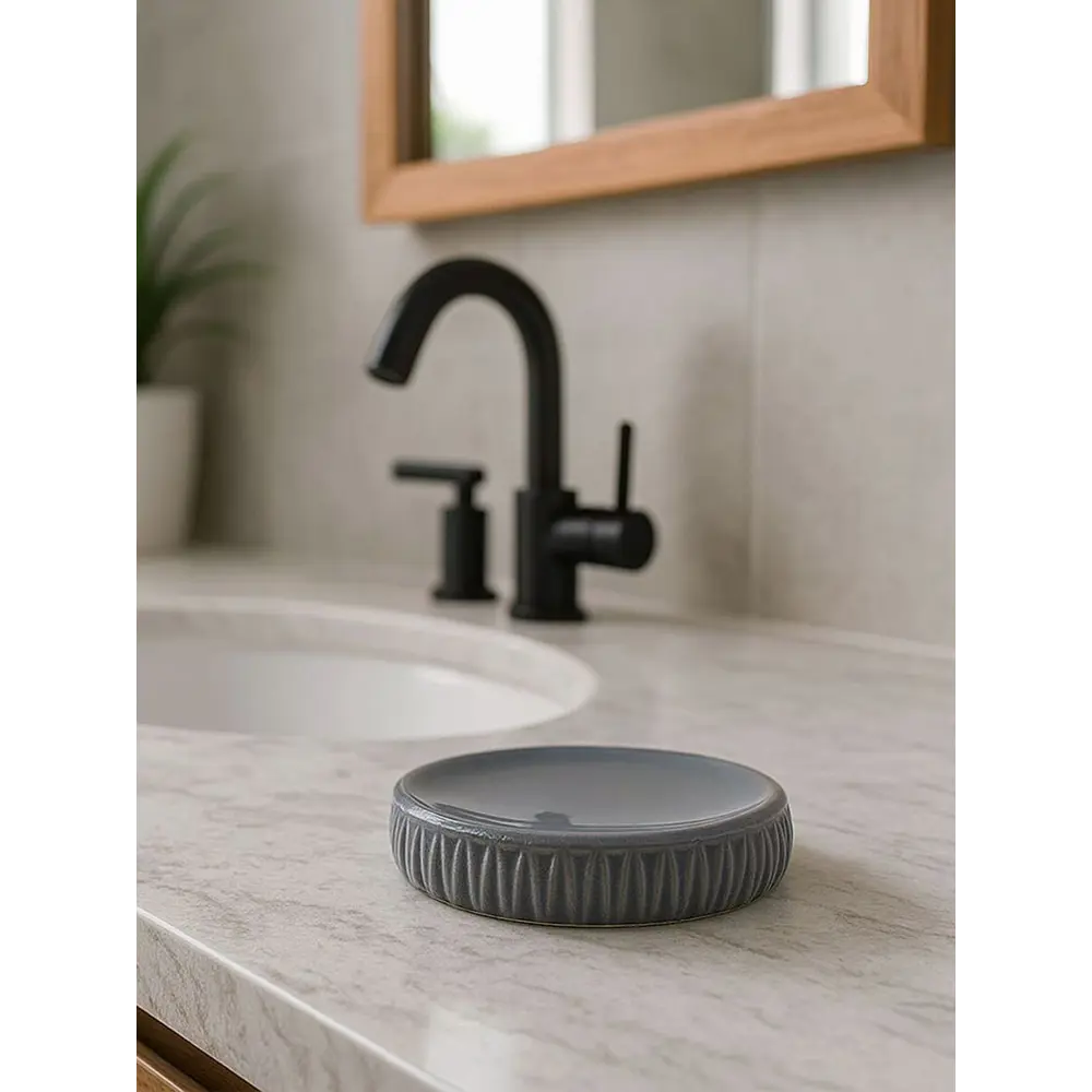 Мыльница афина керамика серый Santreyd STLM-2010943 - Вид №5