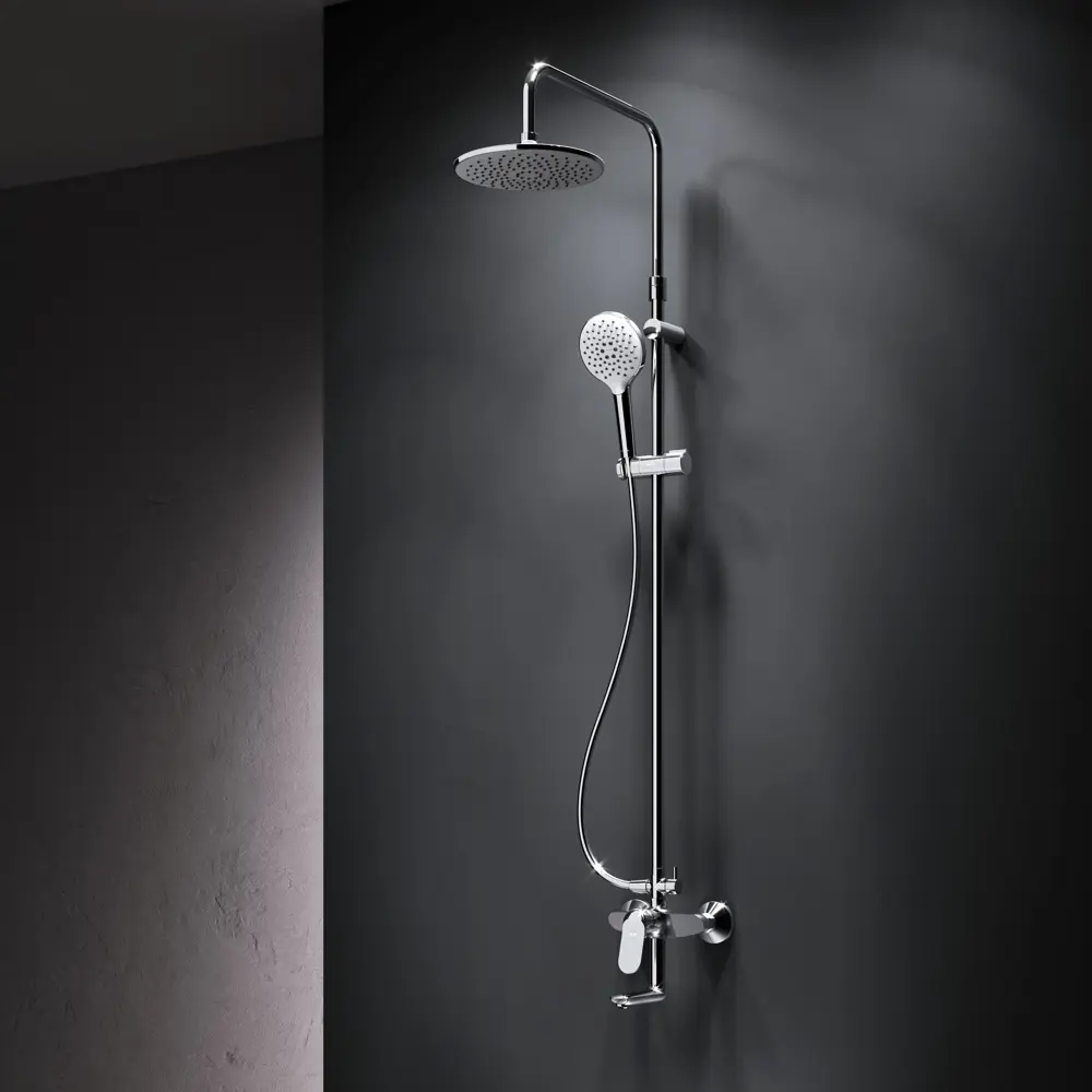 Душевая система AM.PM Moxie с тремя режимами и хромированным покрытием 89346521 STLM-0971203 - Вид №8