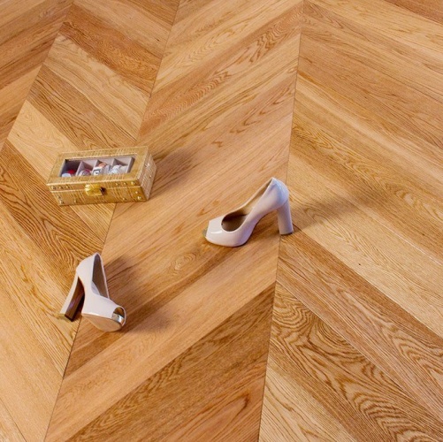 Паркет Ёлка Marco Ferutti Louvre Дуб Любая на выбор (Гладкая) 585х125 мм 2600700097 - Вид №1