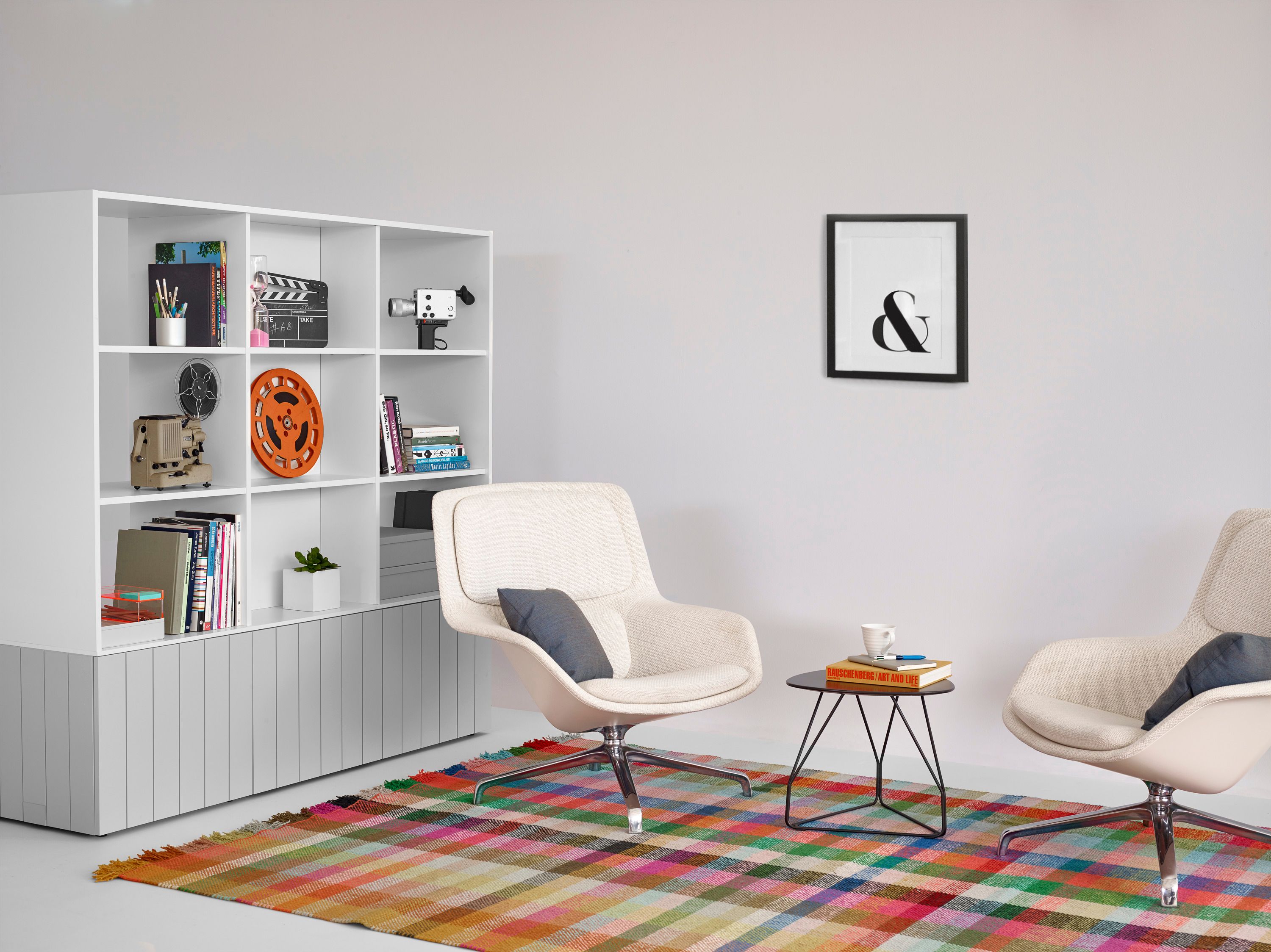 Круглый металлический журнальный столик Herman Miller Polygon Wire ARCH-00087047 - Вид №2