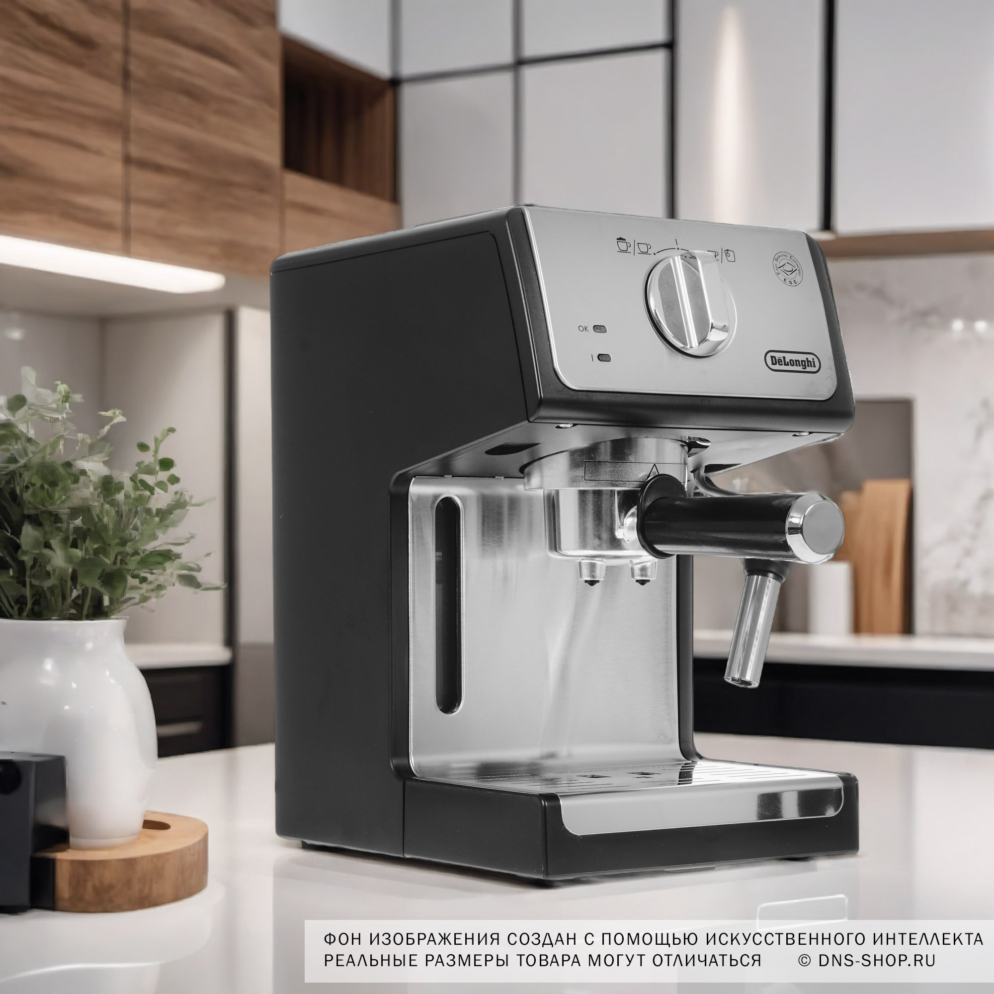 1221957 Кофеварка рожковая DeLonghi ECP 35.31 серебристый STDN-0151248 - Вид №12