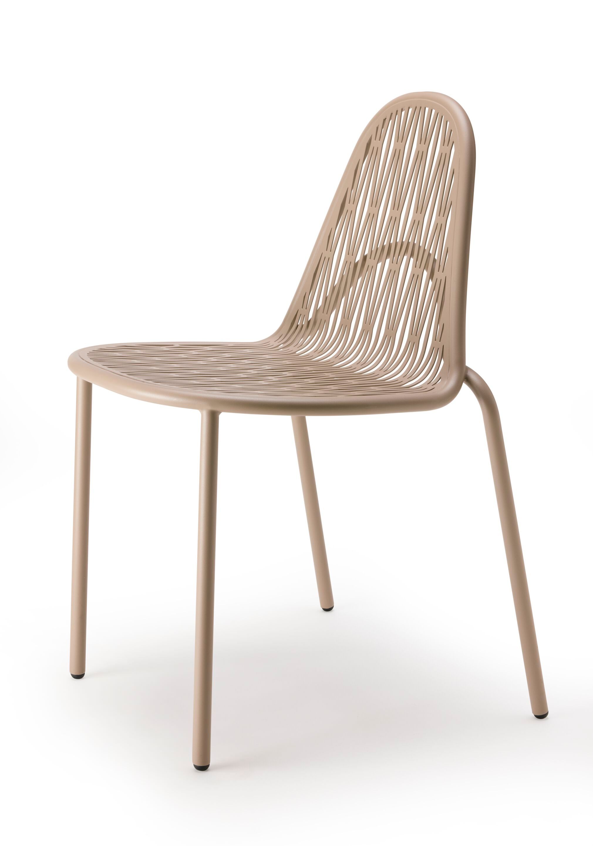 Металлический штабелируемый садовый стул S-CAB Malvasia ARCH-00049078 - Вид №13