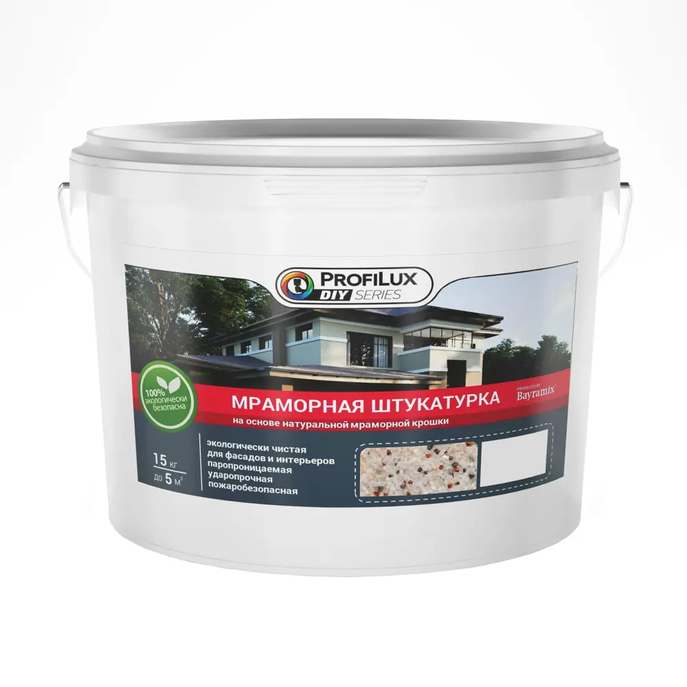 Штукатурка мраморная Peach Rose-K 15 кг PROFILUX STLM-2122750