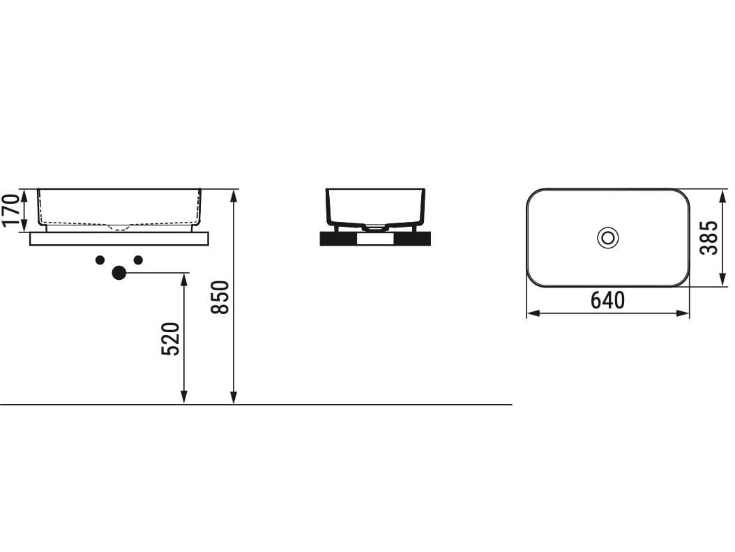 Керамическая прямоугольная столешница Ceramica Dolomite Noemi ARCH-00128918 - Вид №18