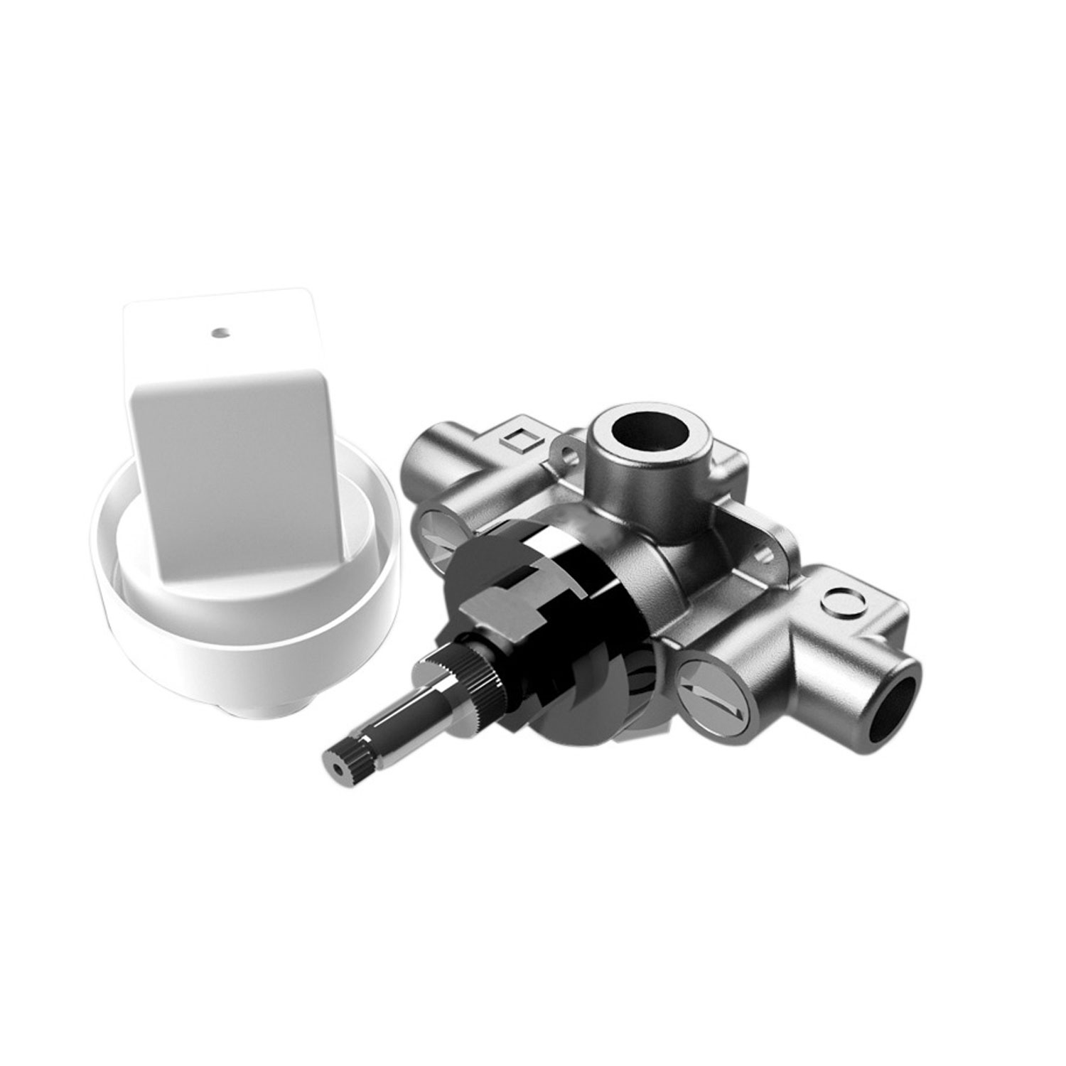 TCOVSH908PB Ovington Exposed Термостатический одинарный душ, вкл. 8 ″ Роза и рука Thomas Crapper  - Вид №3