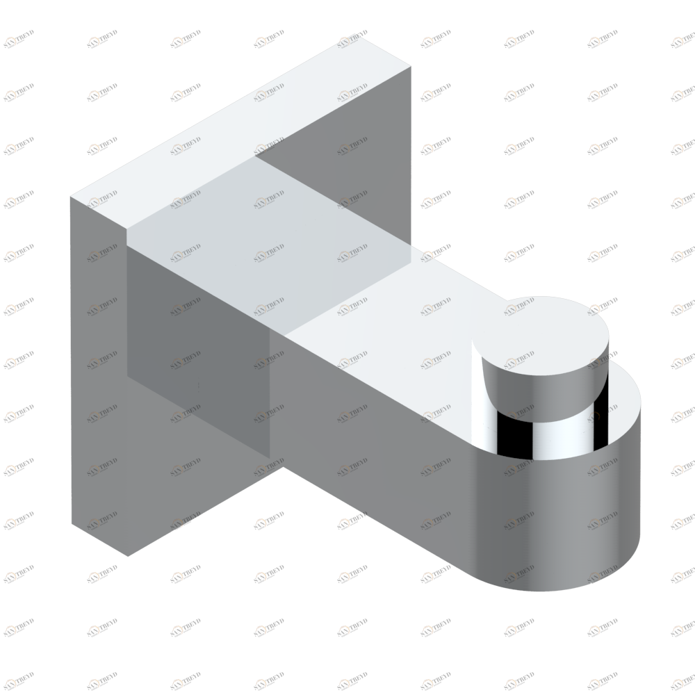 G04-517 Крючок для халатов одинарный Thg-paris Pure Покрытие PVD матовый никель G04-517 CAT.F
